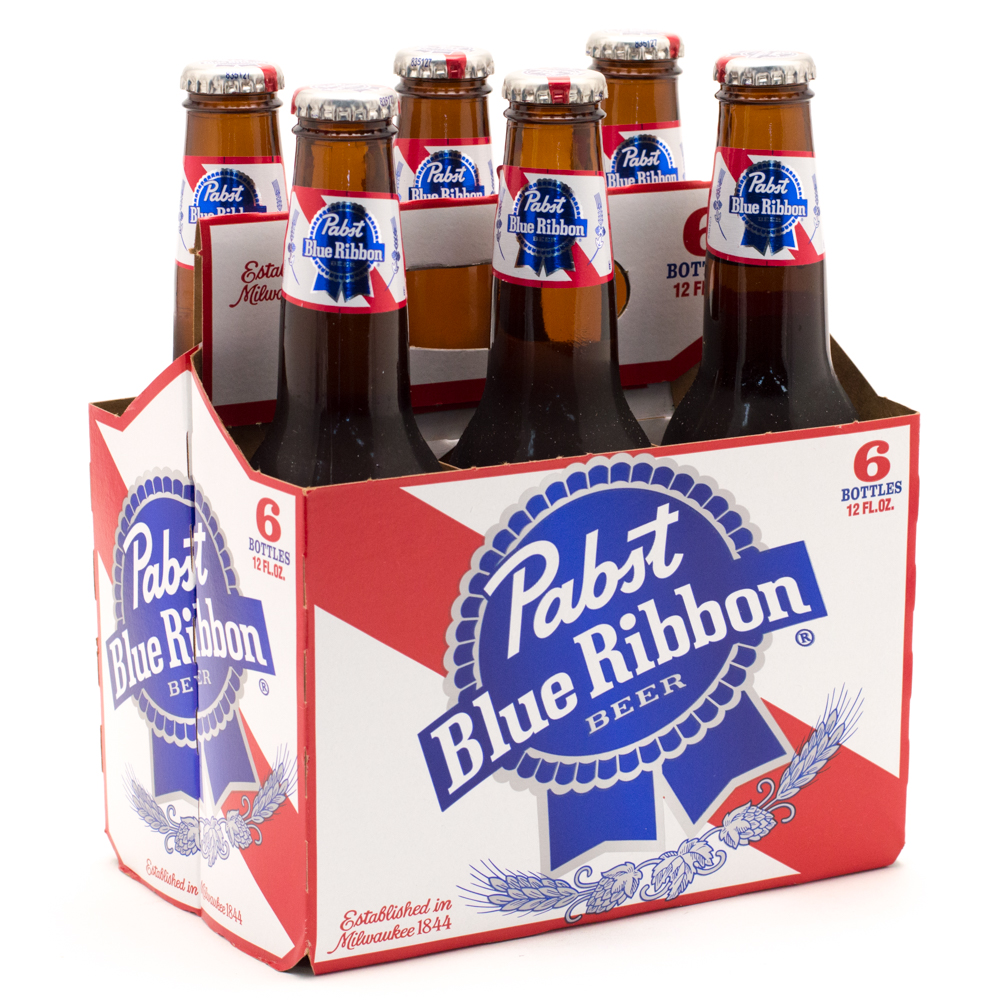 images/beer/DOMESTIC, IMPORTED BEER, OTHERS BEERS/Pabst Blue Ribbon 6pk Bottle.jpg